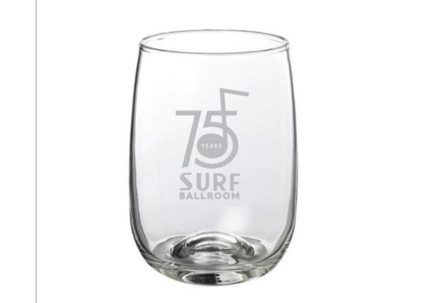 75th Anniversary Stemless Wine Glass