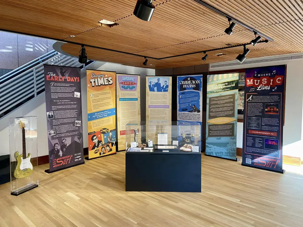 Traveling Museum The Surf Ballroom’s traveling museum exhibit will be on tour this summer!